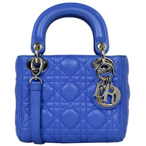 dior blue mini bag|mini lady Dior milly bag.